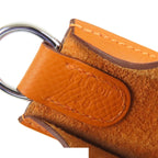 Hermes Evelyne TPM Sellier Orange Silver Epsom Shoulder Bag — view 7