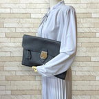 Gucci Clutch Leather Black Season All Seasons — view 2