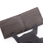 Gucci Billfold Guccissima Dark Brown Leather Bifold — view 3