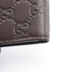 Gucci Billfold Guccissima Dark Brown Leather Bifold — view 6