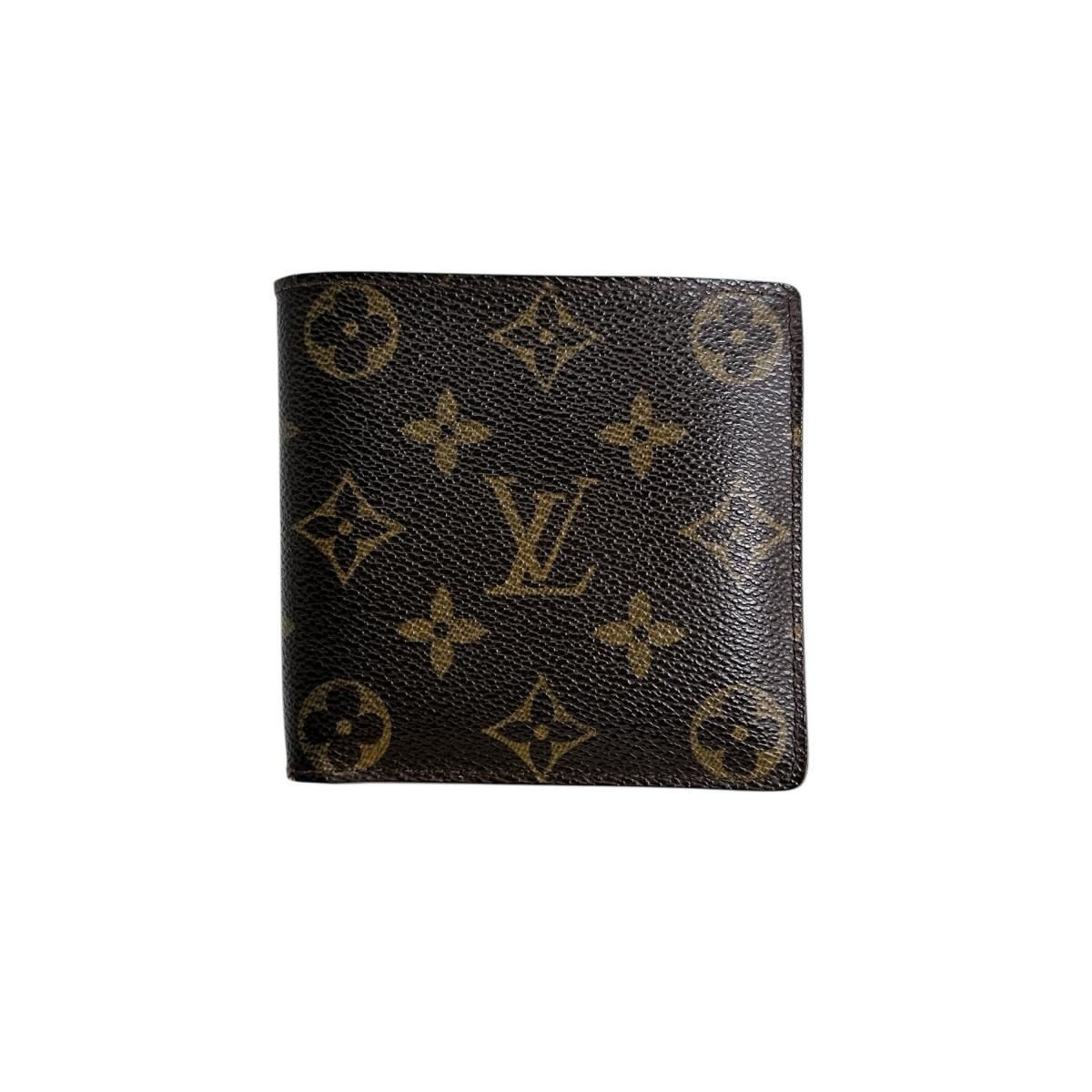 Louis Vuitton Monogram Bifold Wallet Cult Cles Monet Brown