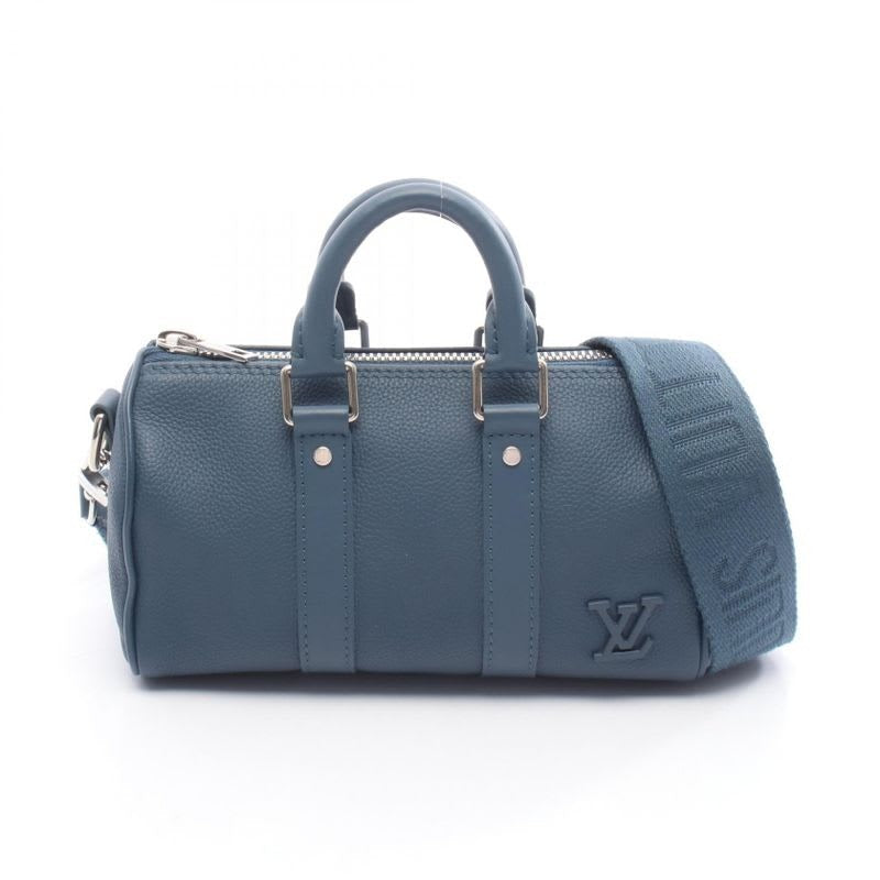 Louis Vuitton Handbag Keepall XS Aerogram Blue Leather — view 2