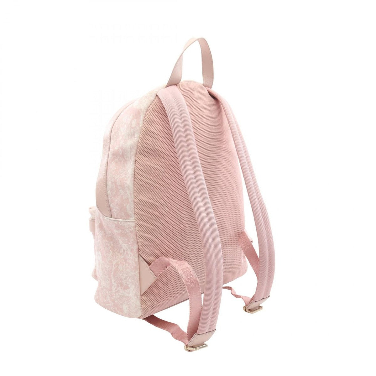 Dior Backpack Light Pink Canvas Leather de Jouy — view 2