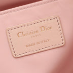 Dior Backpack Light Pink Canvas Leather de Jouy — view 4