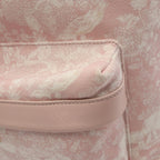 Dior Backpack Light Pink Canvas Leather de Jouy — view 7