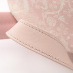 Dior Backpack Light Pink Canvas Leather de Jouy — view 8