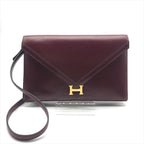 Hermes Liddy Calfskin Shoulder Bag Gold Purse