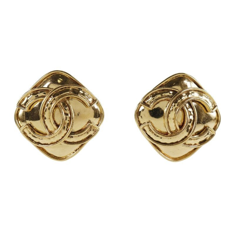 Chanel Coco Mark Vintage Gold Plated 94 P 24.0 g Earrings — view 2