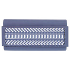 Hermes Passant Long Sangle Caval Vaux Epson Blue Brighton Silver Hardware — view 2