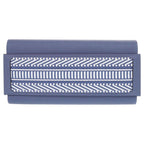 Hermes Passant Long Sangle Caval Vaux Epson Blue Brighton Silver Hardware