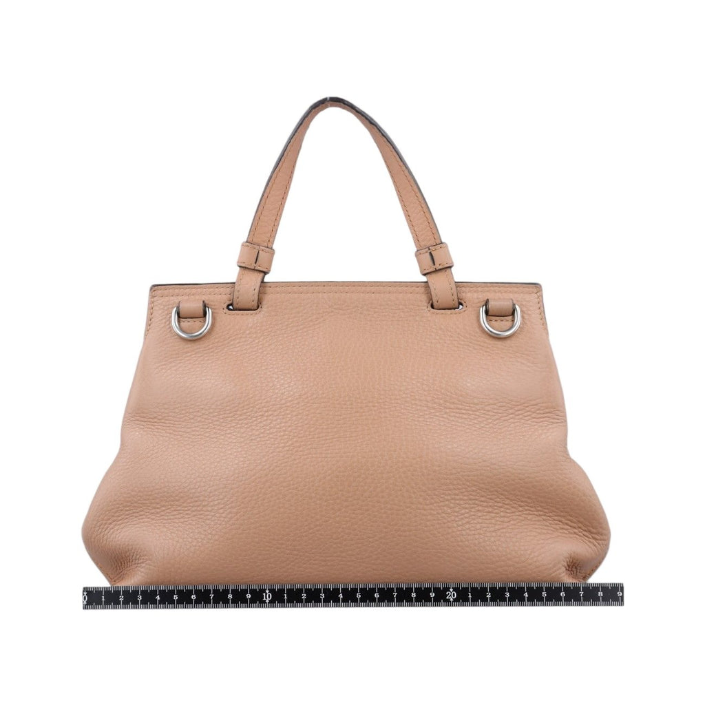 Gucci Bamboo Daily Camel Leather Shoulder — view 2