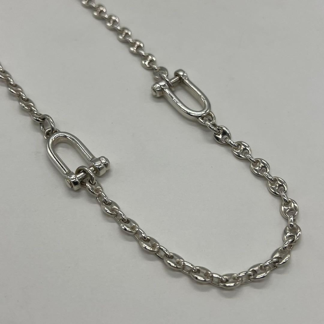 Gucci Anchor Chain Horsebit Necklace Marina — view 2