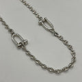 Gucci Anchor Chain Horsebit Necklace Marina