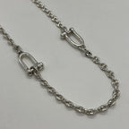Gucci Anchor Chain Horsebit Necklace Marina