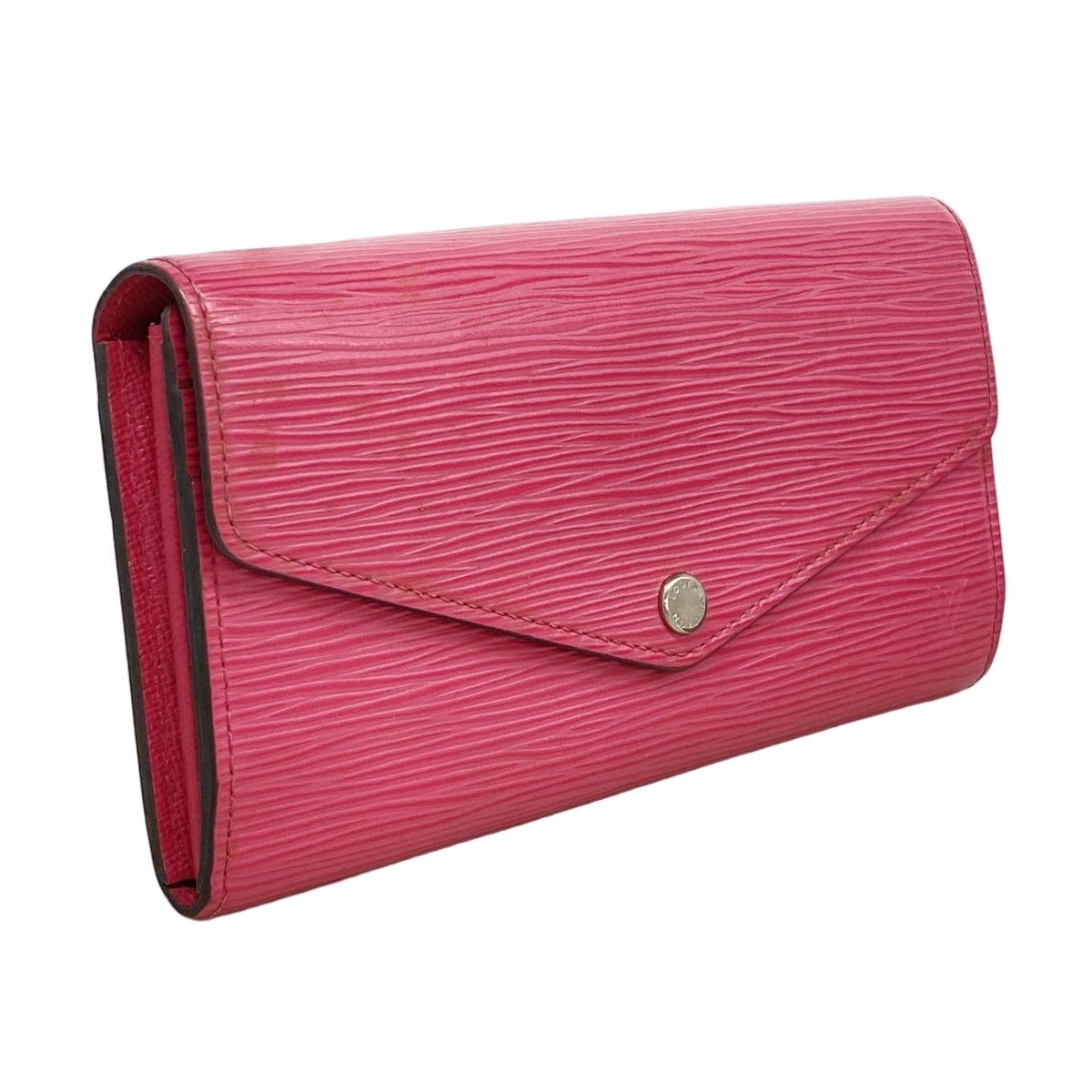 Louis Vuitton Wallet Epi Portefeuille Sarah Hot Pink — view 2