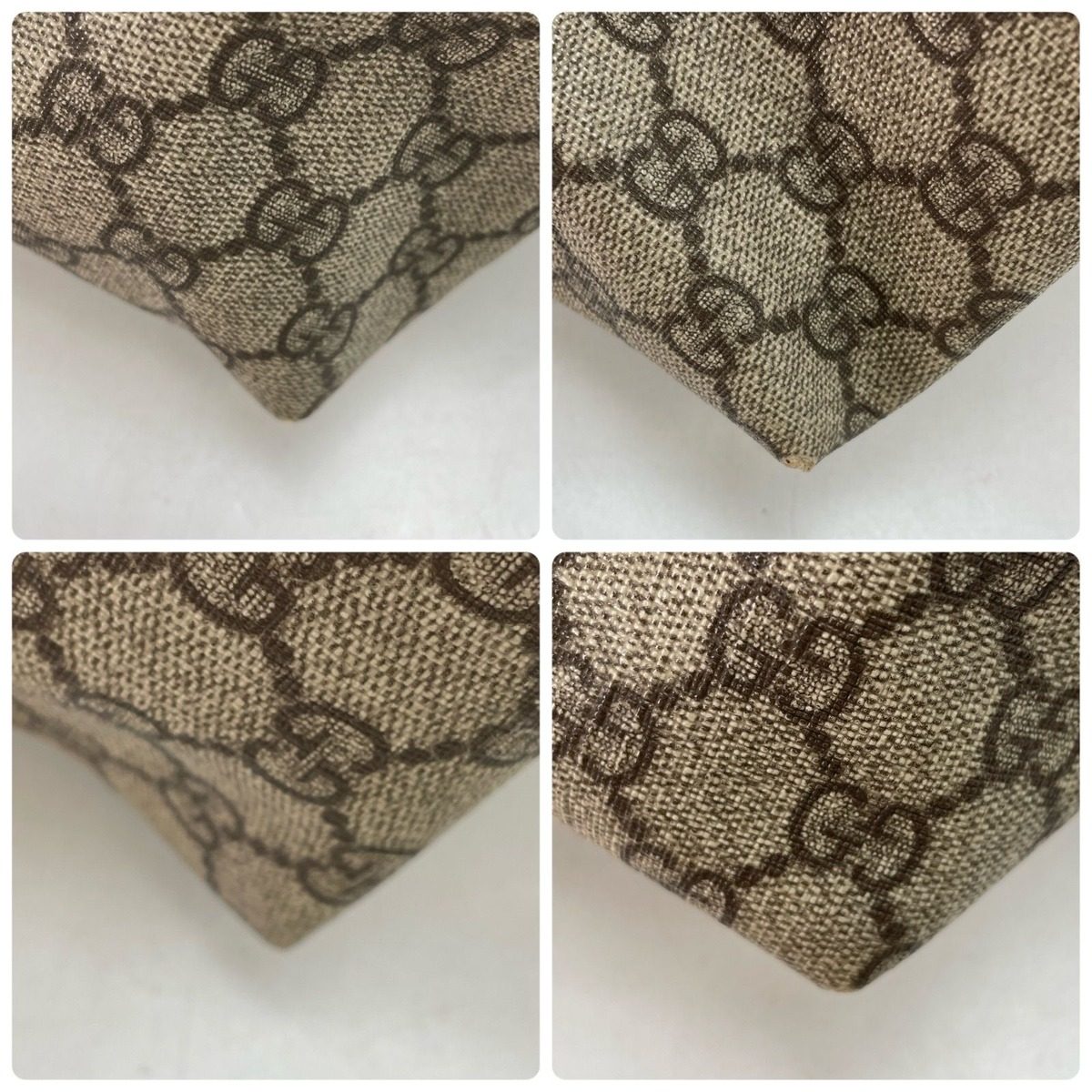 Gucci GG Pattern Supreme Tote A4 Beige Blue — view 7
