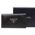 Prada Saffiano Leather Key Case Key Holder