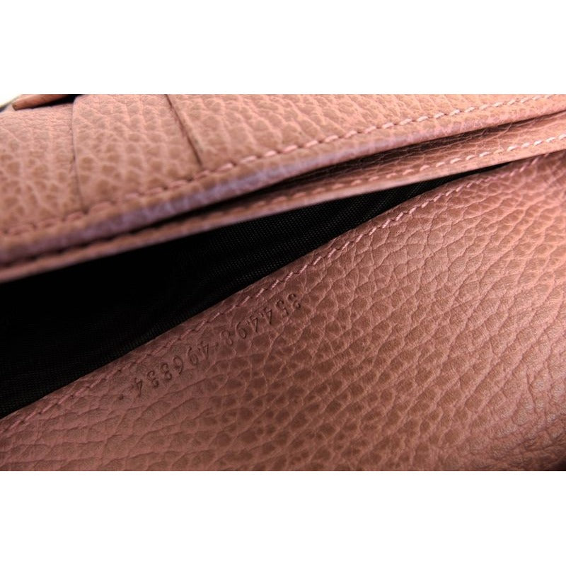 Gucci Long Wallet Women Leather Gray Swing Flap — view 9