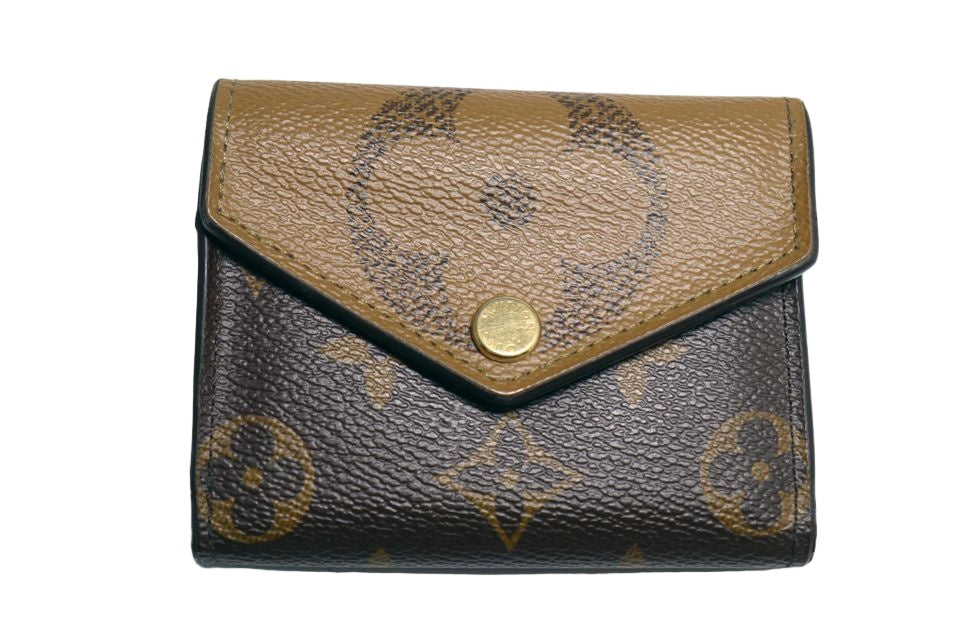 Louis Vuitton Monogram Reverse Portefeuille Zoe Trifold Wallet