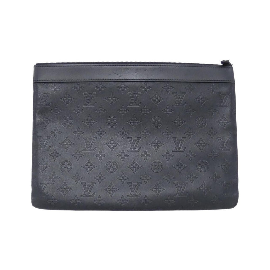 Louis Vuitton Monogram Shadow Pochette Discovery Clutch — view 2