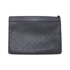 Louis Vuitton Monogram Shadow Pochette Discovery Clutch — view 2