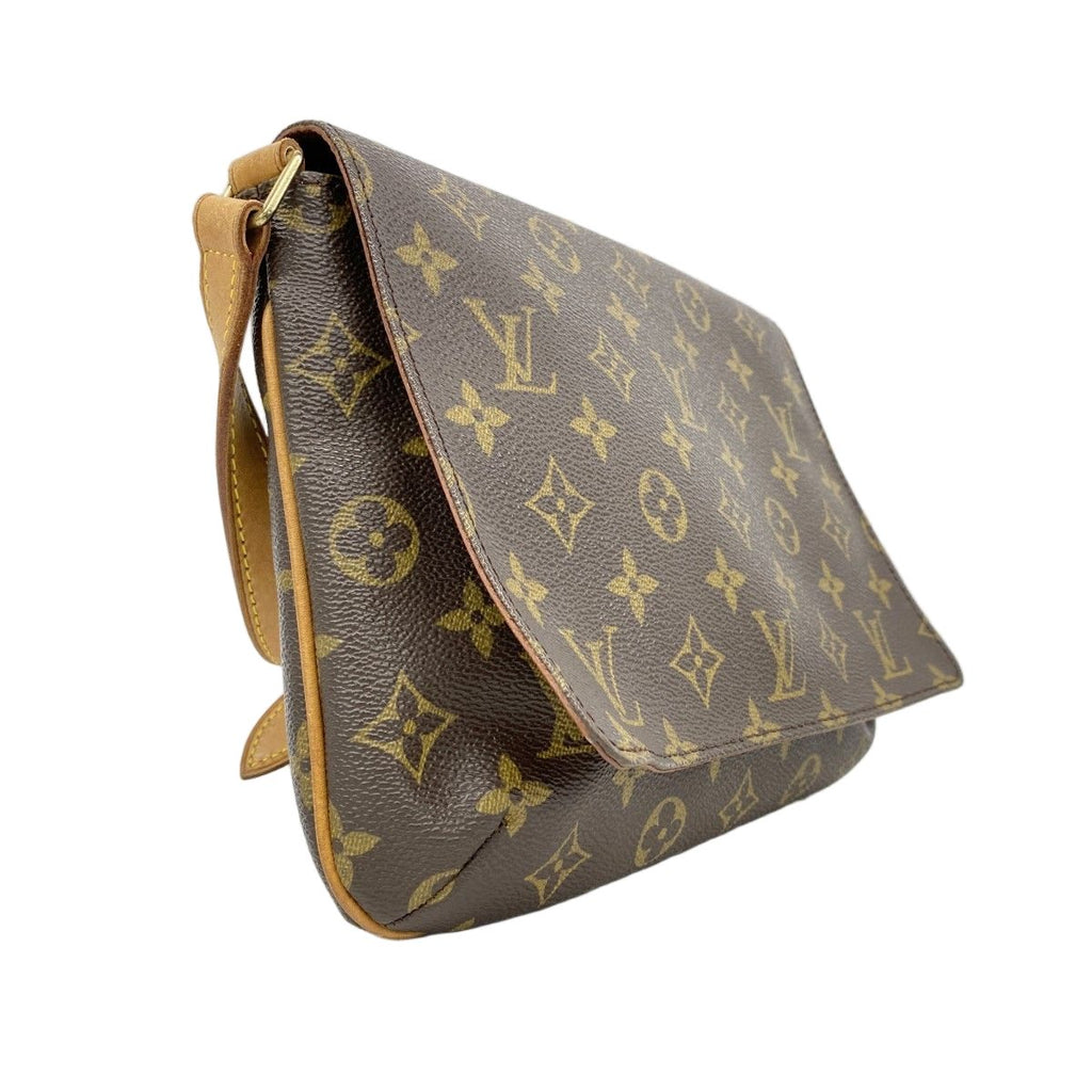 Louis Vuitton Shoulder Bag Monogram Musette Tango Short Strap Brown — view 2