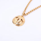 Chanel Chain Long Necklace Coco Mark Gold Accessories 94 P Vintage — view 3