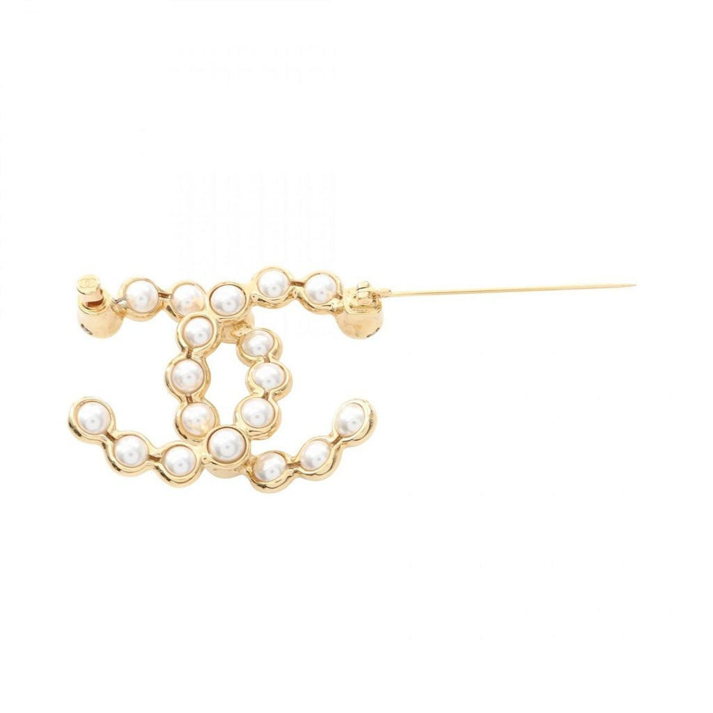 Chanel Brooch CC Logo — view 2