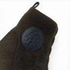 Hermes Volver Boots Short Shoes Fabric Leather Khaki Exlibris Knit — view 9