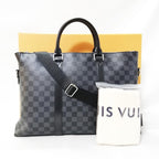 Louis Vuitton Anton 2-Way Tote Shoulder Black