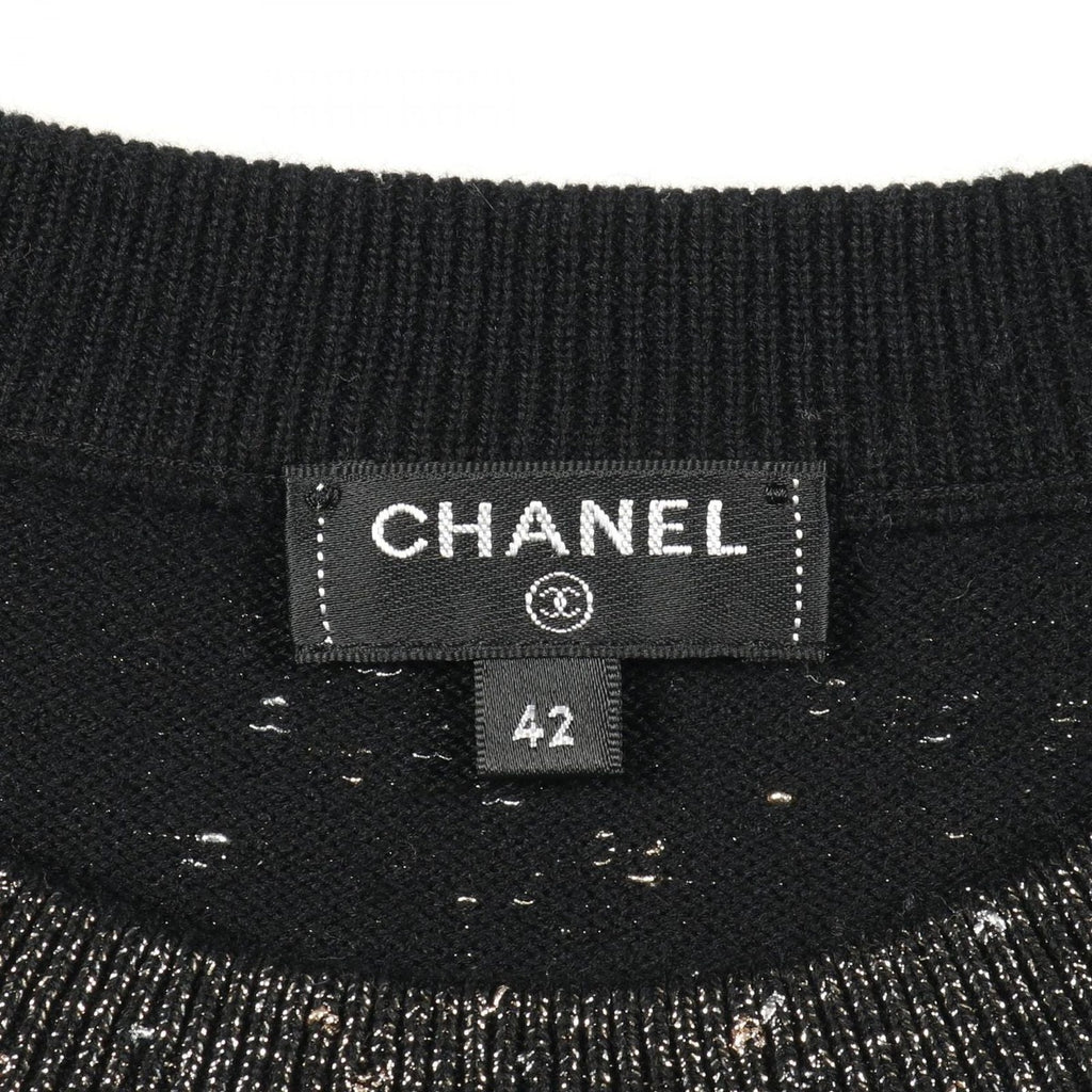 Chanel Knit Logo Cashmere Cotton — view 3