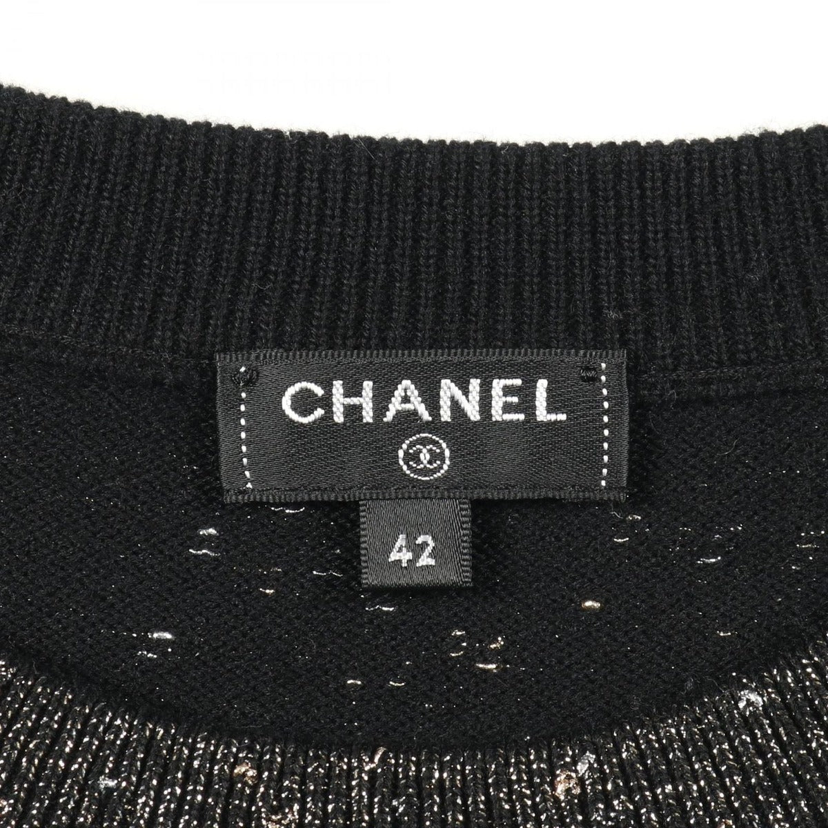 Chanel Knit Logo Cashmere Cotton — view 3