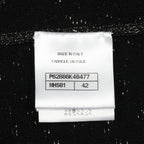 Chanel Knit Logo Cashmere Cotton — view 5