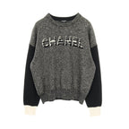 Chanel Knit Logo Cashmere Cotton
