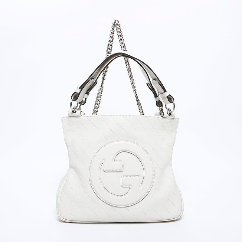 Gucci Handbag Leather Chain Blondie Tote Small