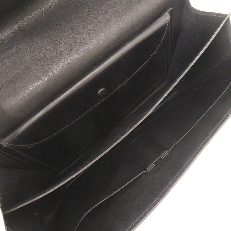 Hermes Vintage Leather Black Handbag 1126 — view 6