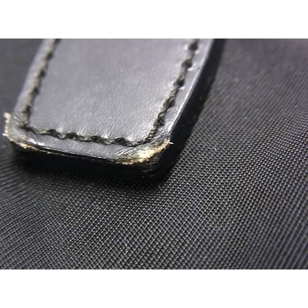 Prada Shoulder Bag Triangle Logo Bt1738 Black Tessuto Nylon — view 2