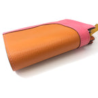 Hermes Camaille Mini Coin Case Veau Epsom Orange Pink — view 4