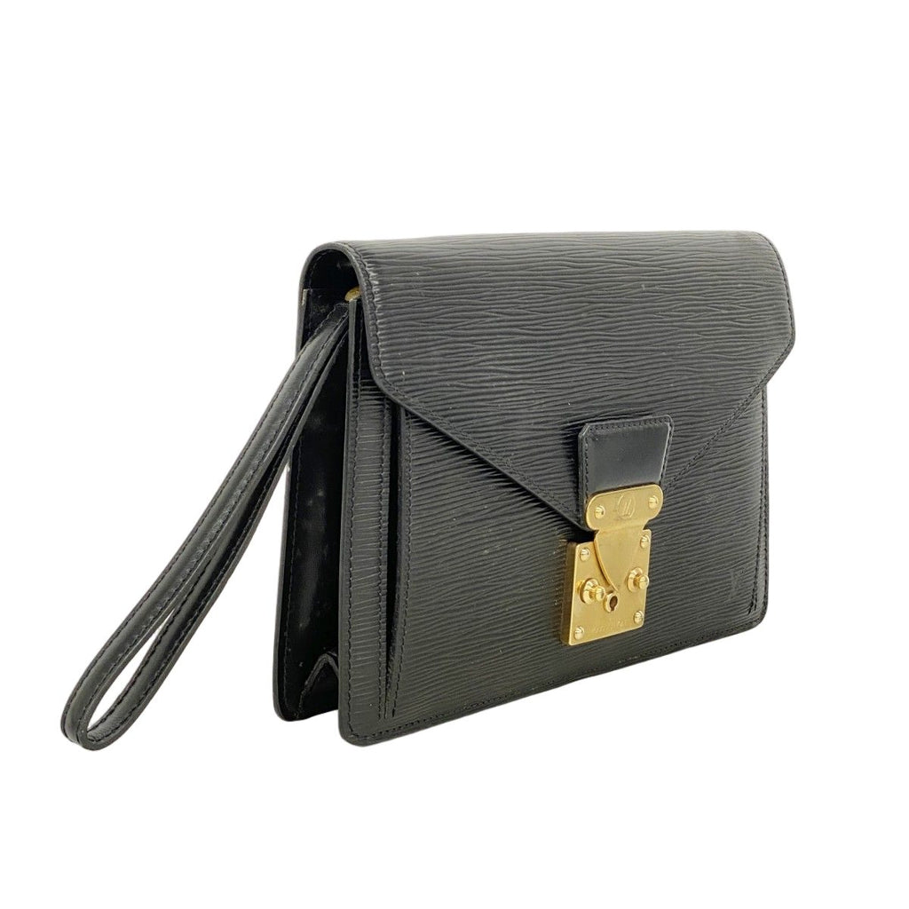Louis Vuitton Clutch Epi Series Dragonne Noir — view 2