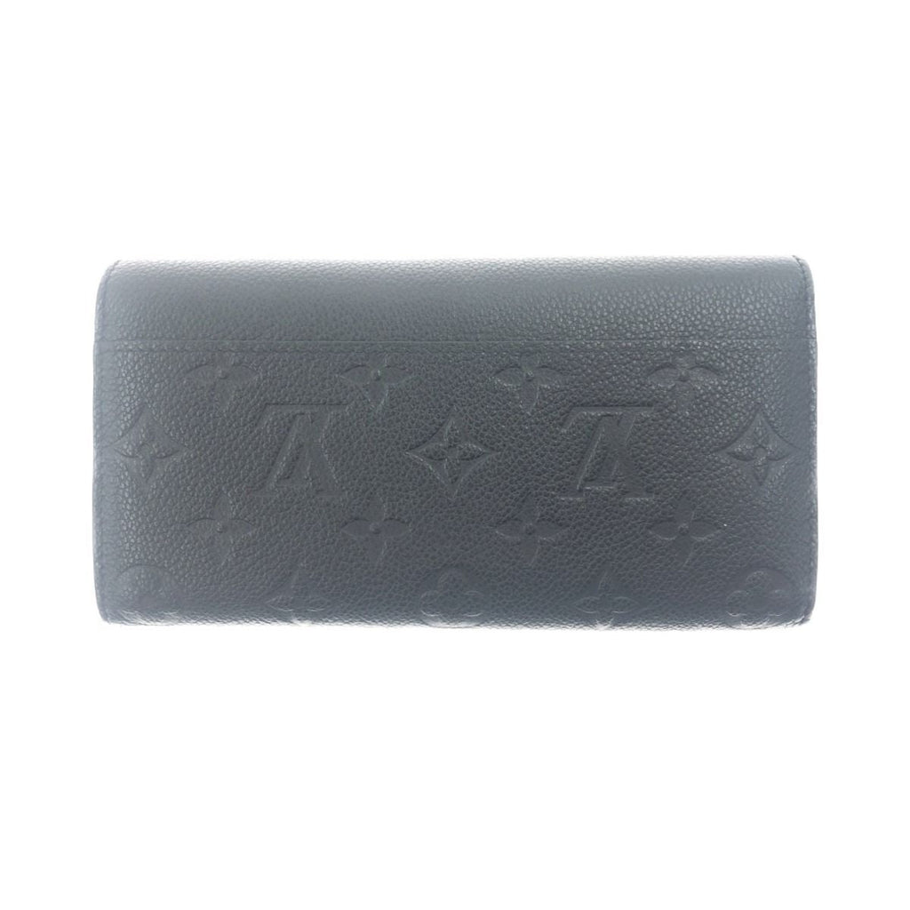 Louis Vuitton Monogram Empreinte Portefeuille Sarah Long Wallet Black — view 2