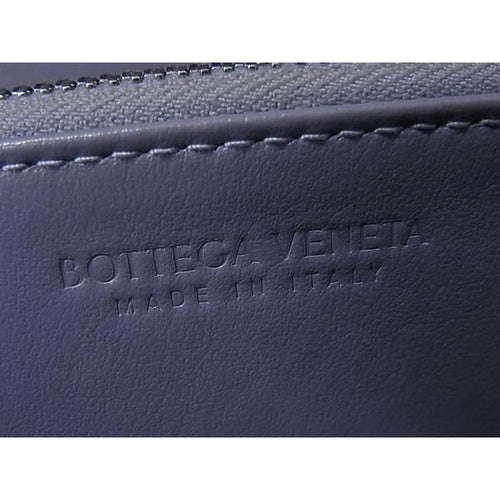 Bottega Veneta Long Wallet Intrecciato Zip Around Lavender — view 2