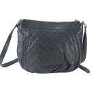 Gucci Guccissima Abbey Leather Shoulder Bag Crossbody Tote Black — view 2