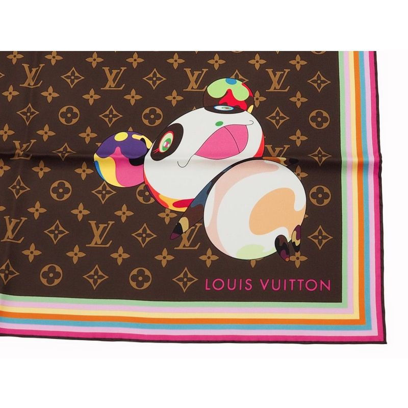 Louis Vuitton Tm Carre 70 Super Flat Character Panda Monogram — view 3