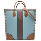Gucci 2-Way Web GG Medium Tote Bag Handbag