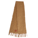 Loewe Scarf Shawl Fringe Mohair Wool Lady — view 4