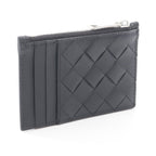 Bottega Veneta Coin Case Intrecciato Fragment Black — view 2