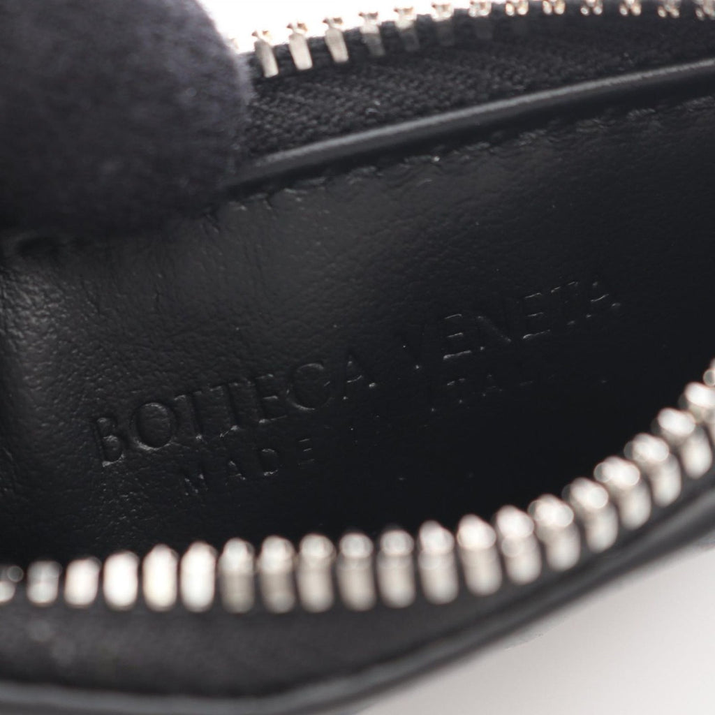Bottega Veneta Coin Case Intrecciato Fragment Black — view 4