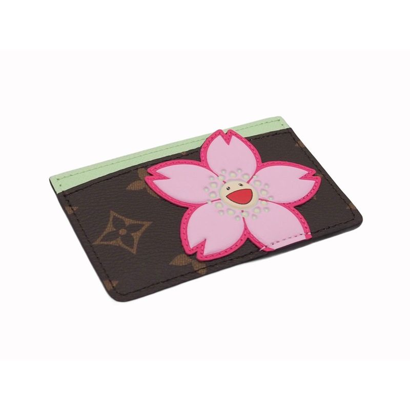Louis Vuitton Tm Card Case Holdere Surple Cherry Blossom — view 5