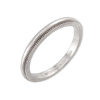 Tiffany & Co Milgrain Ring Pt Platinum Together