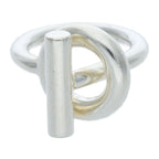 Hermes Echappe MM Croisette Silver Ring 48 8